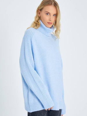 Свитер с высоким воротником AMU-A6907T630