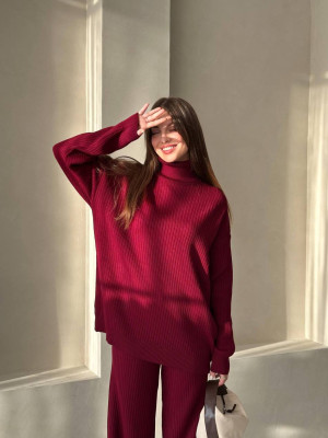 Прогулочный вязаный костюм AMU-A4713T950