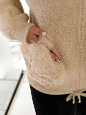 Короткая шубка альпака MAX-A925T1200