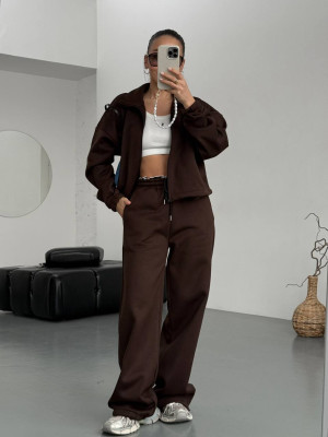 Оверсайз костюм тройка на флисе DMP-R1896T550