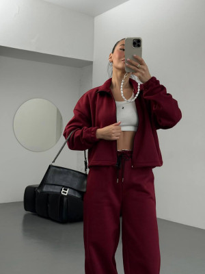 Оверсайз костюм тройка на флисе DMP-R1896T550