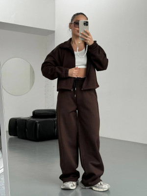 Оверсайз костюм тройка на флисе DMP-R1896T550