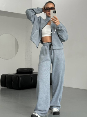 Оверсайз костюм тройка на флисе DMP-R1896T550