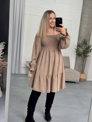 Вельветовое платье на резинке IMMA-A438T520