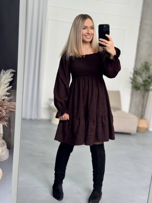 Вельветовое платье на резинке IMMA-A438T520