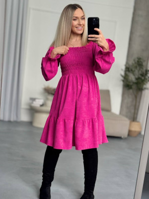 Вельветовое платье на резинке IMMA-A438T520