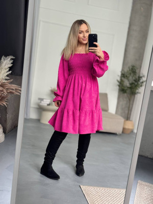 Вельветовое платье на резинке IMMA-A438T520