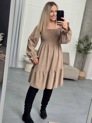 Вельветовое платье на резинке IMMA-A438T520