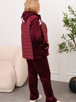 Велюровый костюм-тройка VL-A1138T1500