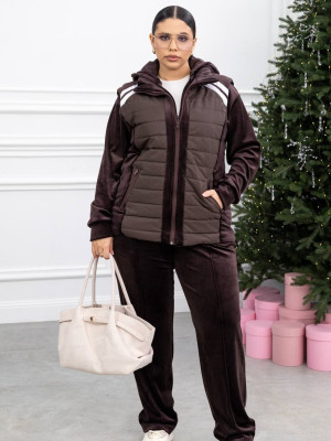 Велюровый костюм-тройка VL-A1138T1500