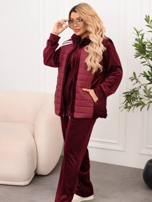 Велюровый костюм-тройка VL-A1138T1500