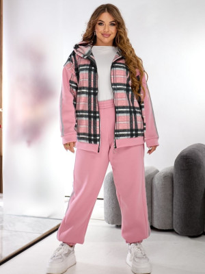 Теплий костюм у клітинку ELR-A4074T950