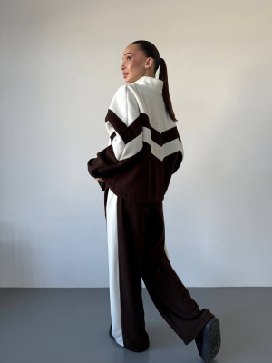 Флисовый двухцветный костюм DMP-R1920T700