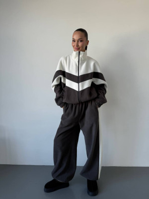 Флисовый двухцветный костюм DMP-R1920T700