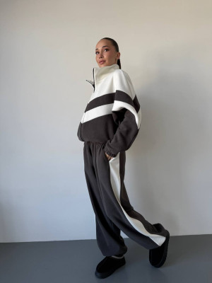 Флисовый двухцветный костюм DMP-R1920T700