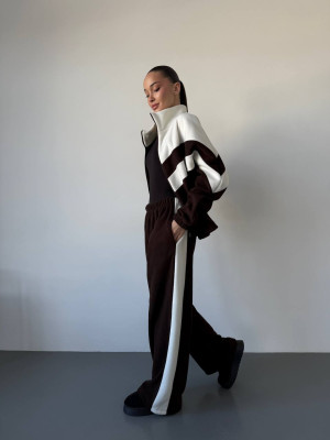 Флисовый двухцветный костюм DMP-R1920T700