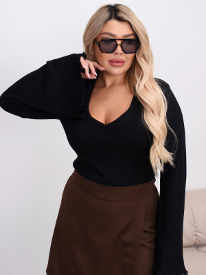 Лонг с широкими рукавами ODF-A005T450