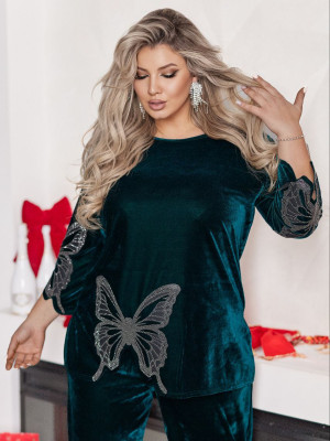 Нарядный велюровый костюм VOJ-A1061T850