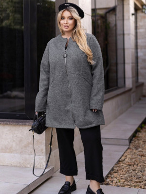 Жіночий кардиган з хутром JA-A679.3T400