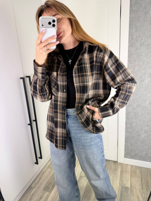 Фланелевая женская рубашка KG-A1108T490