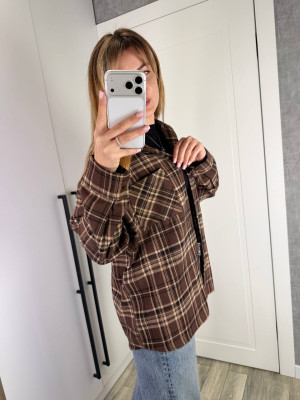 Фланелевая женская рубашка KG-A1108T490