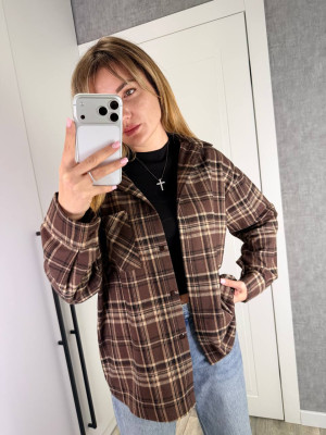 Фланелевая женская рубашка KG-A1108T490