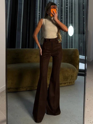 Стильные замшевые штаны EST-A5933T550