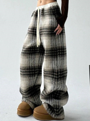 Oversize брючки в клетку DMP-A7107T300