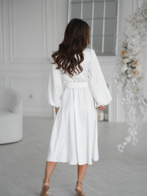 Платье атласное на запах KA-A7563T850