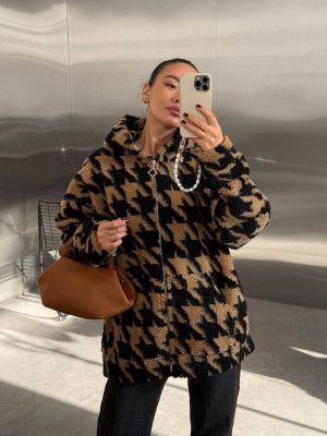 Теплая зипка тедди DMP-R1867T350