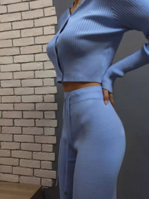 Прогулочный костюм в рубчик DMP-R1239T350