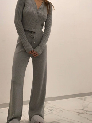 Прогулочный костюм в рубчик DMP-R1239T350