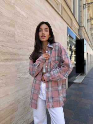 Стильная oversize рубашка AM-A3318.2T550