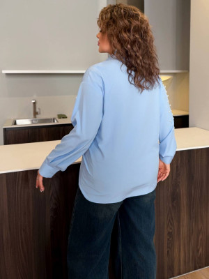 Рубашка с жемчужинами DOL-A407T480