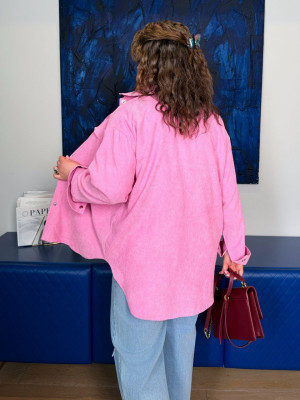 Стильная вельветовая рубашка CUR-A899T480