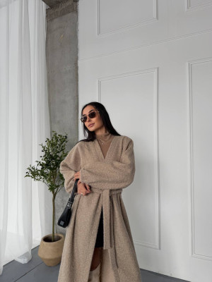 Длинный кардиган с поясом NOB-A26001T890