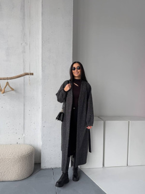 Длинный кардиган с поясом NOB-A26001T890