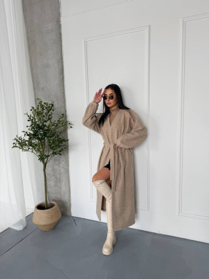 Длинный кардиган с поясом NOB-A26001T890