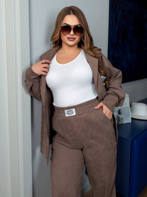 Стильный вельветовый костюм ET-A8943T750