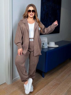 Стильный вельветовый костюм ET-A8943T750