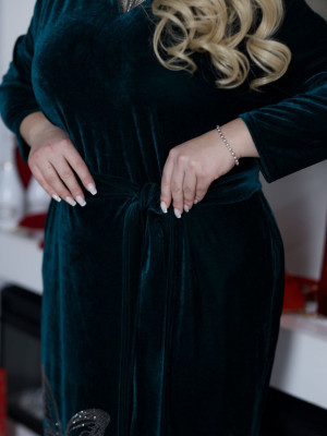 Святкова сукня з м’якого велюру VOJ-A1060T650