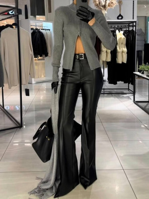 Жіночі брюки з екошкіри KC-A3361T450