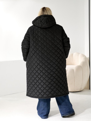 Довга стьогана куртка DV-R3710T1400