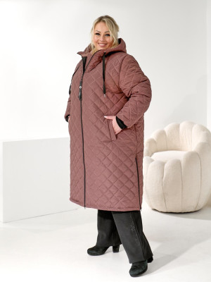 Довга стьогана куртка DV-R3710T1400