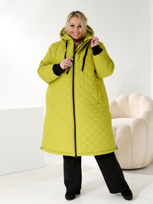 Довга стьогана куртка DV-R3710T1400