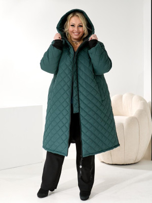 Довга стьогана куртка DV-R3710T1400