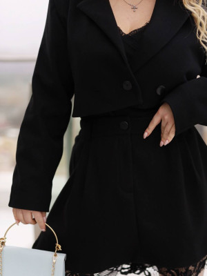 Кашемировая юбка-шорты YM-A5998.2T14