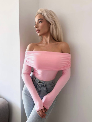 Базовый топ с открытыми плечами DMP-R1876T270