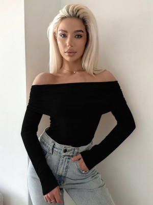 Базовый топ с открытыми плечами DMP-R1876T270