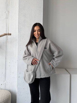 Куртка альпака с сумочкой NOB-A26003T790